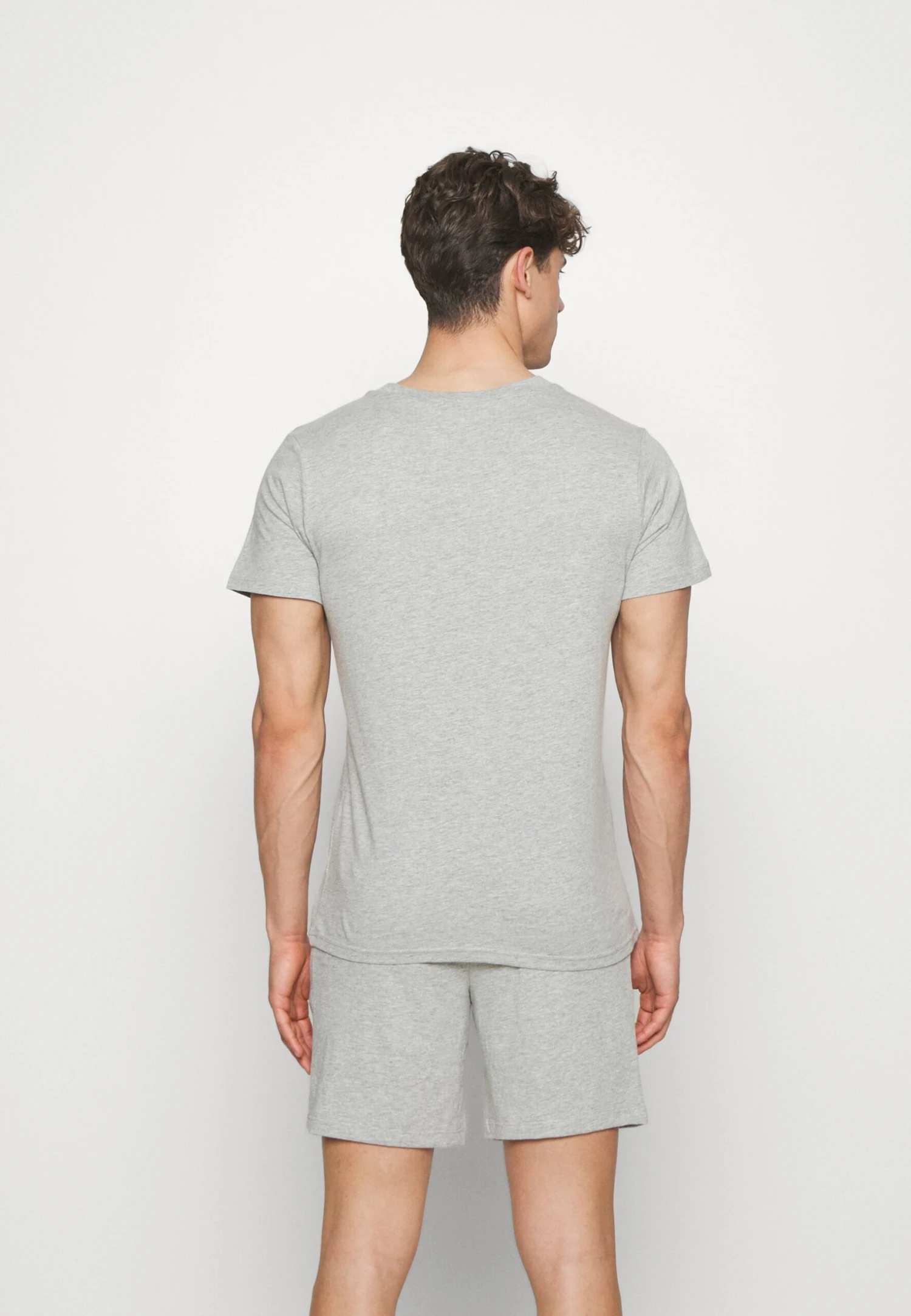 Jack & Jones Jacbasic Tee Set - Pyjama - Light Grey Melange 3 Jack & Jones Jacbasic Tee Set - Pyjama - Light Grey Melange - Afbeelding 3