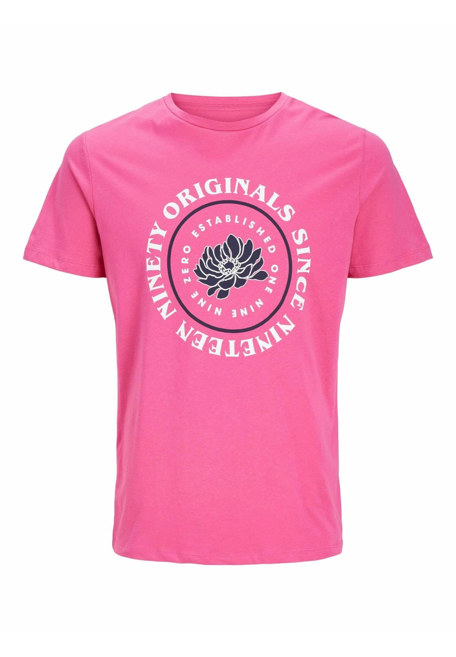 Jack & Jones T-Shirt Print - Fuchsia Rose 6 Jack & Jones T-Shirt Print - Fuchsia Rose - Afbeelding 6