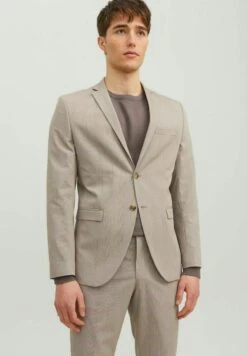 JACK&JONES Premium Karierter - Blazer - White Pepper
