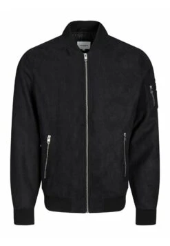 Jack & Jones Jjrocky Fs - Imitatieleren Jas - Jet Black