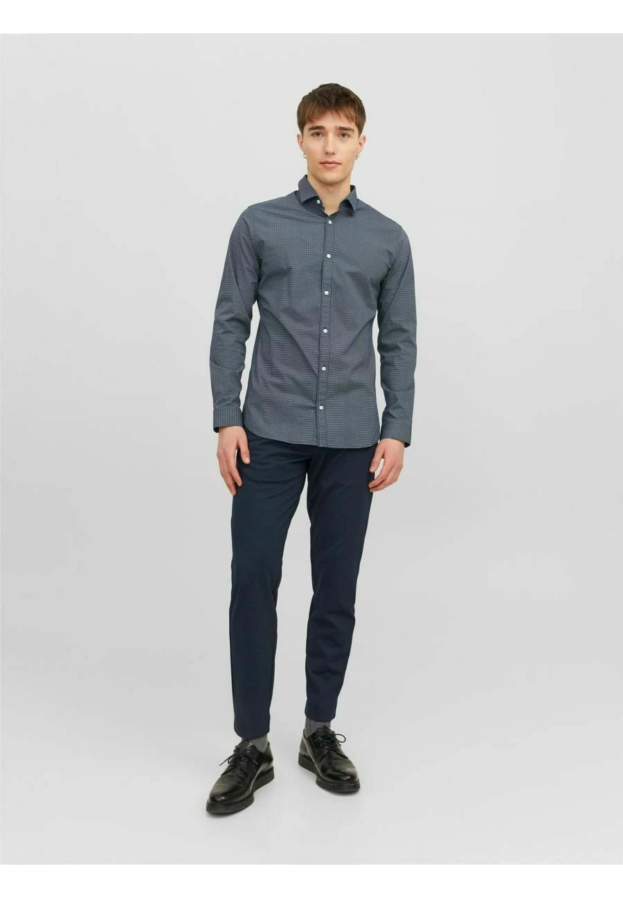 JACK&JONES Premium Jprblablackpool Strech Ls Sn- Overhemd - Navy Blazer 2 JACK&JONES Premium Jprblablackpool Strech Ls Sn- Overhemd - Navy Blazer - Afbeelding 2