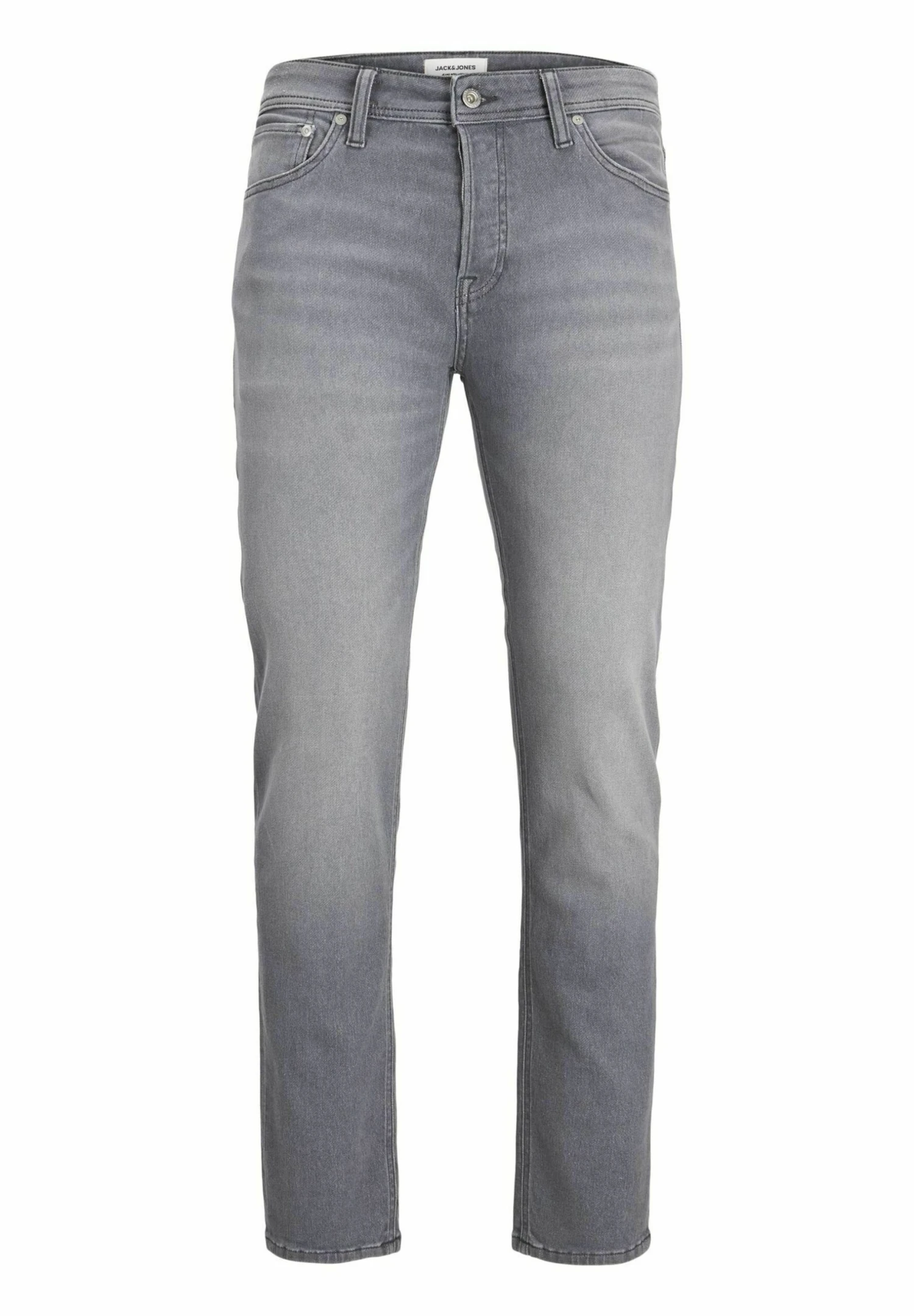 Jack & Jones Imike Original Mf - Straight Leg Jeans - Grey Denim 1 Jack & Jones Imike Original Mf - Straight Leg Jeans - Grey Denim