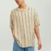 Jack & Jones Gestreiftes - Overhemd - Crockery