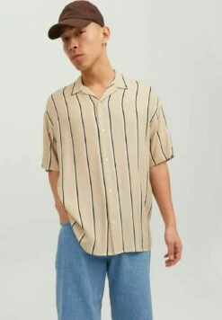 Jack & Jones Gestreiftes - Overhemd - Crockery