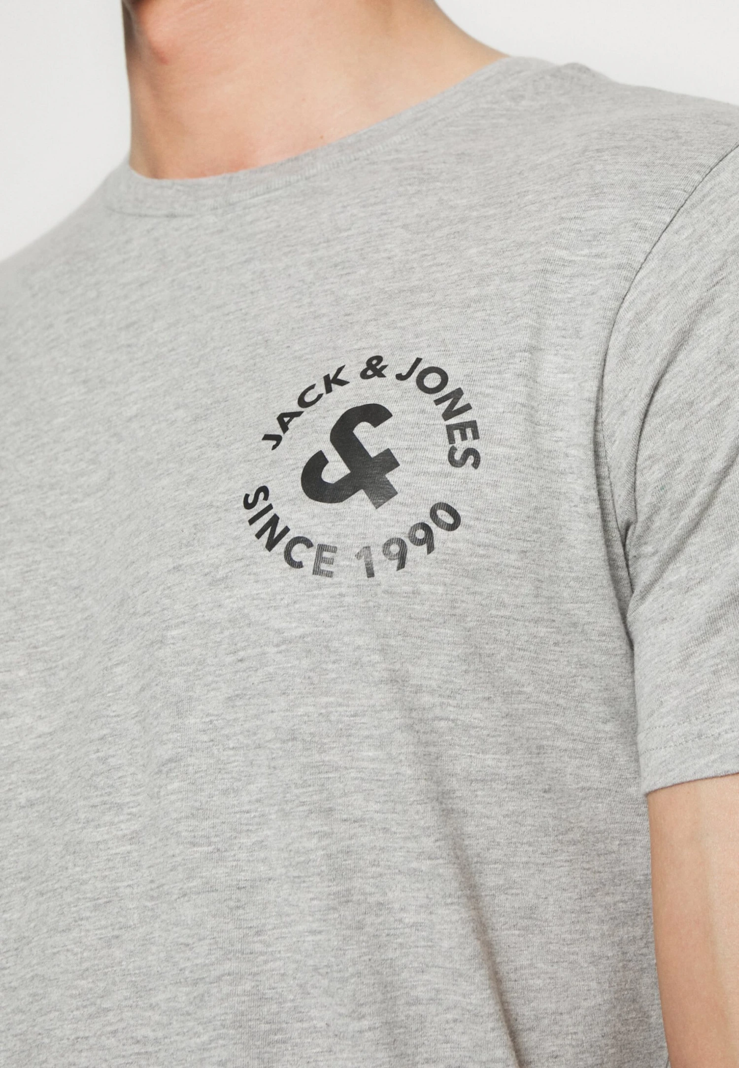 Jack & Jones Jacbasic Tee Set - Pyjama - Light Grey Melange 6 Jack & Jones Jacbasic Tee Set - Pyjama - Light Grey Melange - Afbeelding 6