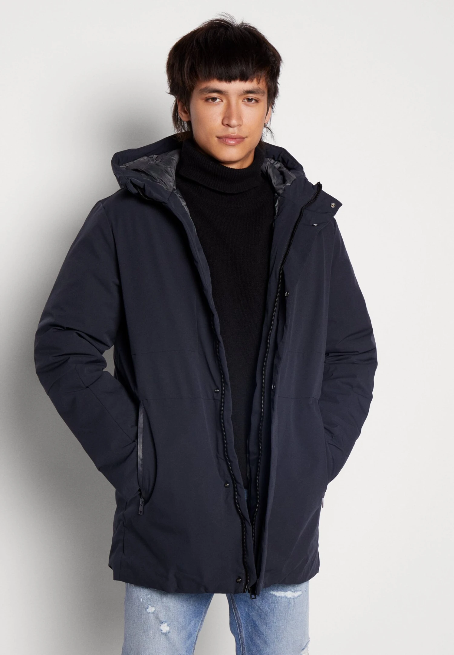 JACK&JONES Premium Jprblatiger- Winterjas - Dark Navy 4 JACK&JONES Premium Jprblatiger- Winterjas - Dark Navy - Afbeelding 4