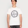 Jack & Jones Jjejeans Tee O Neck - T-Shirt Print - Cloud Dancer