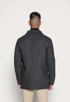 Jack & Jones Jjedunham Sn - Halflange Jas - Dark Grey Melange -Jack & Jones Verkoopwinkel 14b7693d8b7c48d48ee8c48d9c5b1840