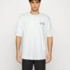 Jack & Jones Jorbrink Crest Tee Crew Neck Unisex- T-Shirt Print - Bright White
