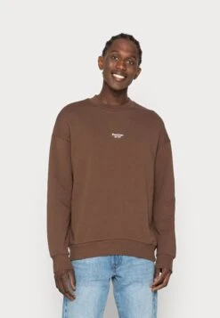 JACK&JONES Premium Jprblakam Branding Crew Neck - Sweater - Brown