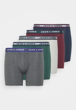 Jack & Jones Jacoliver Trunks 5 Pack - Onderbroeken - Dark Grey Melange