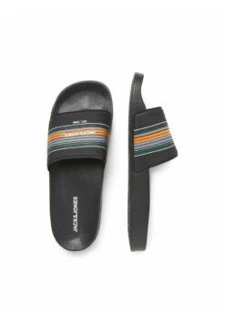 Jack & Jones Gestreifte - Badslippers - Anthracite -Jack & Jones Verkoopwinkel 19d0f3a1351147888ba0c9e1602e9cdc