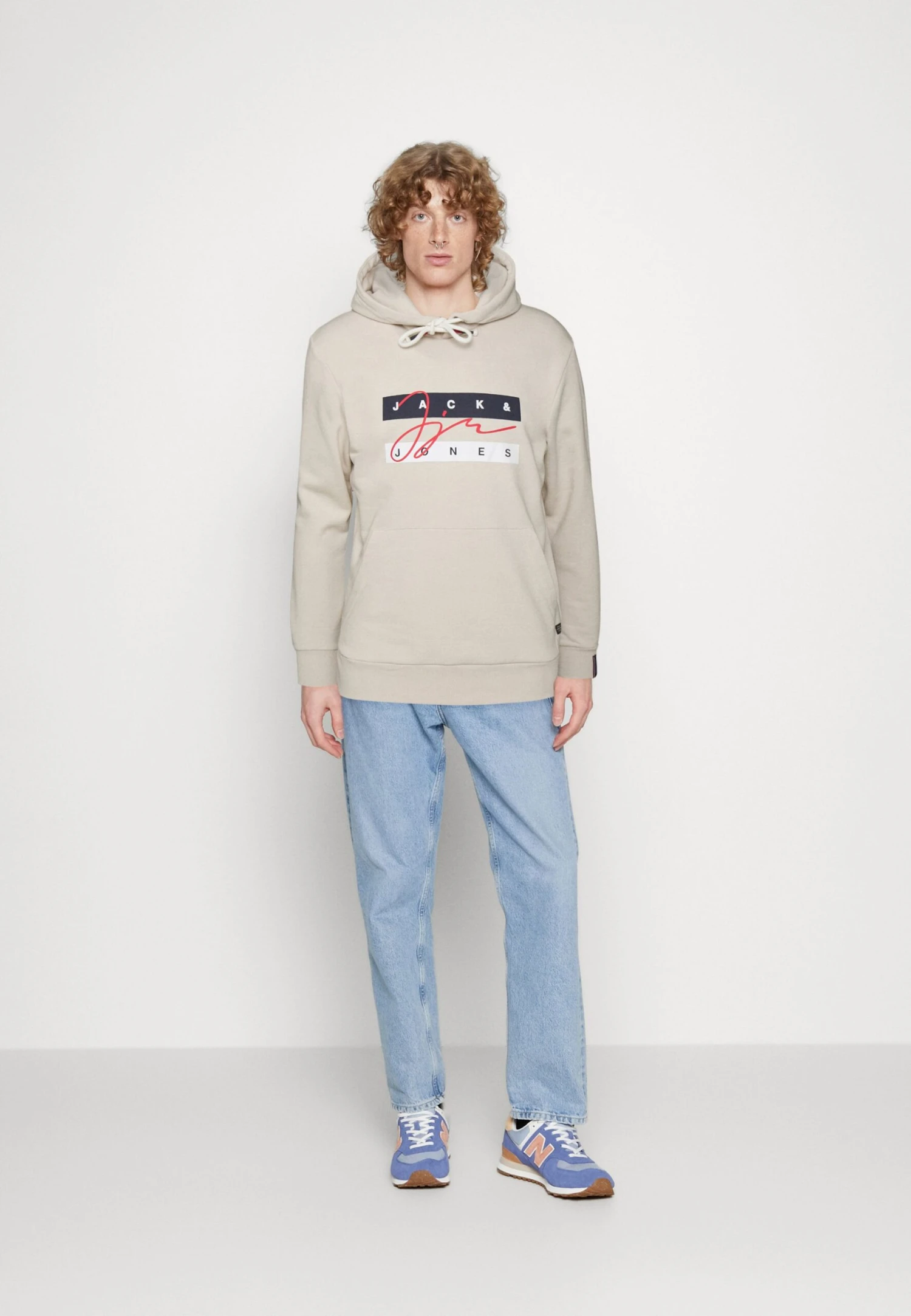 Jack & Jones Jorjosh - Hoodie - Moonbeam 2 Jack & Jones Jorjosh - Hoodie - Moonbeam - Afbeelding 2