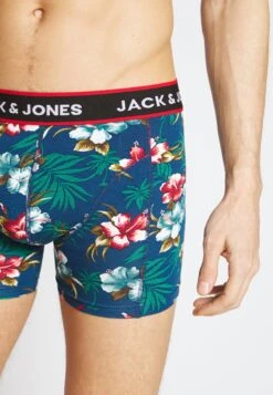 Jack & Jones Jacflower Trunks 3 Pack - Onderbroeken - Black/Bardaboes Cherry/Maritime Blue -Jack & Jones Verkoopwinkel 1bd8f1d5fdd94a1bb2dbf4aef3d87574
