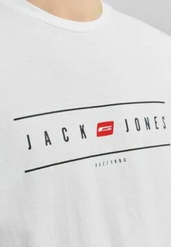 Jack & Jones Elliot Logo Crew Neck - T-Shirt Print - White 11 Jack & Jones Elliot Logo Crew Neck - T-Shirt Print - White -Jack & Jones Verkoopwinkel 1da1358ab6bd4ee899daa842a9e71bb2
