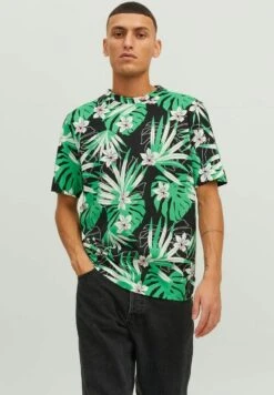 Jack & Jones Jortulum Tee Crew Neck - T-Shirt Print - Black