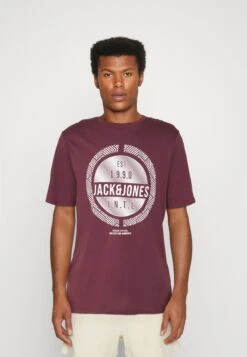 Jack & Jones Jjstein Tee Crew Neck - T-Shirt Print - Port Royale