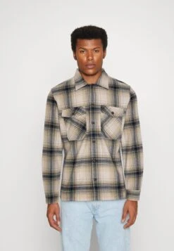 Jack & Jones Jjeeddie Ls Noos - Overhemd - Brown/Green