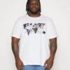Jack & Jones Jcodust Tee Crew Neck - T-Shirt Print - White