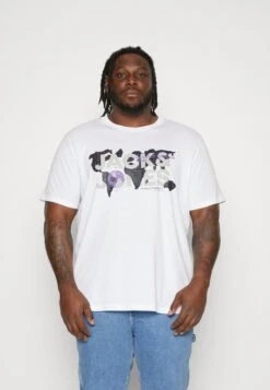 Jack & Jones Jcodust Tee Crew Neck - T-Shirt Print - White
