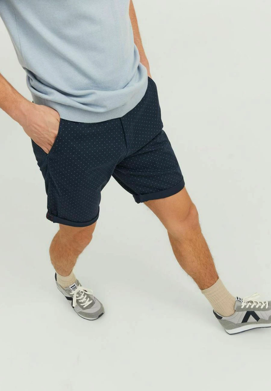 Jack & Jones Print - Shorts - Navy Blazer 4 Jack & Jones Print - Shorts - Navy Blazer - Afbeelding 4