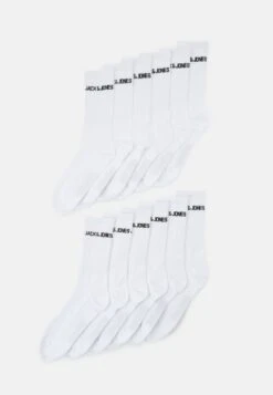 Jack & Jones Jacbasic Logo Sock 12 Pack - Sokken - White