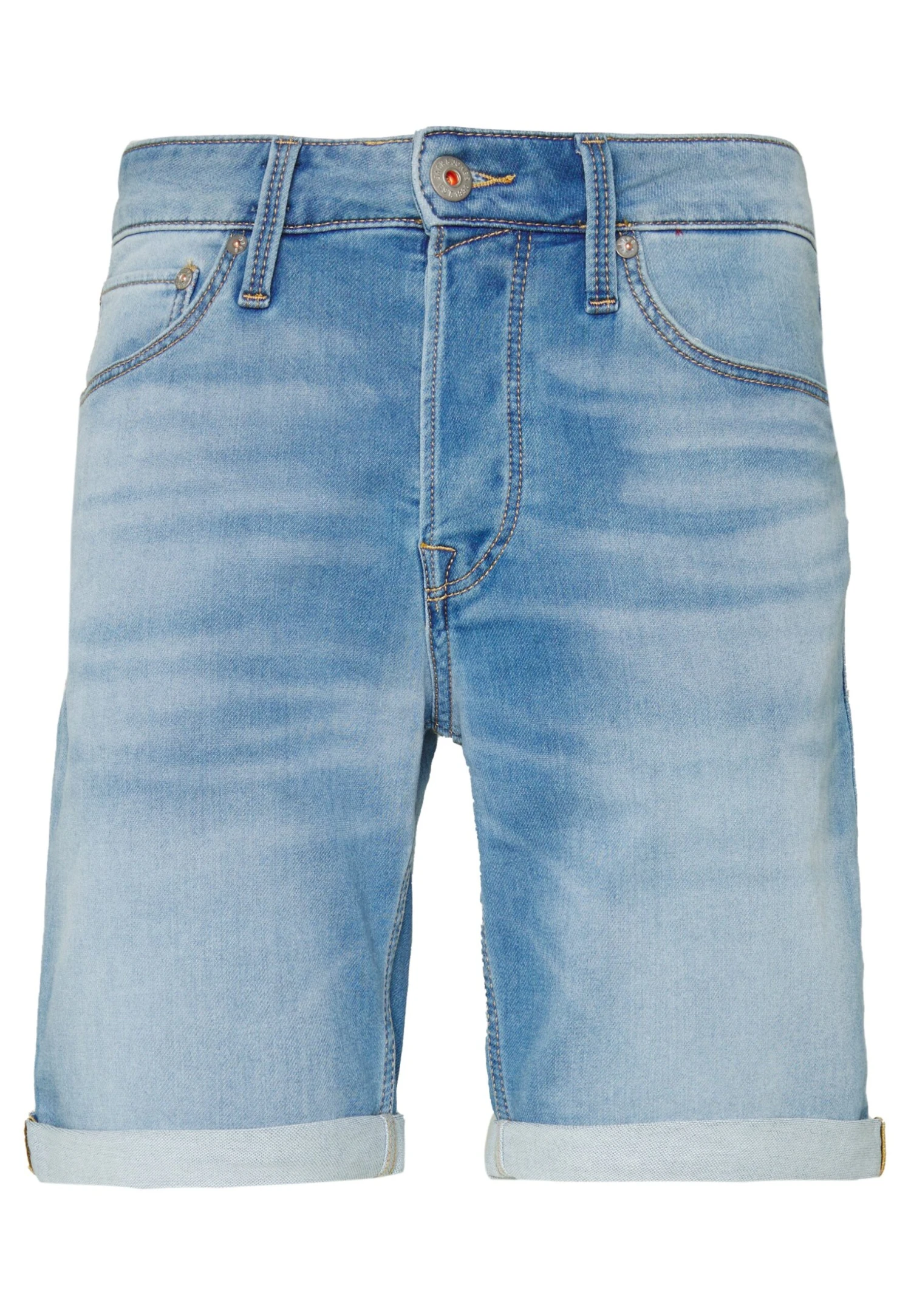 Jack & Jones Jjirick Jjicon - Jeansshort - Blue Denim 4 Jack & Jones Jjirick Jjicon - Jeansshort - Blue Denim - Afbeelding 4