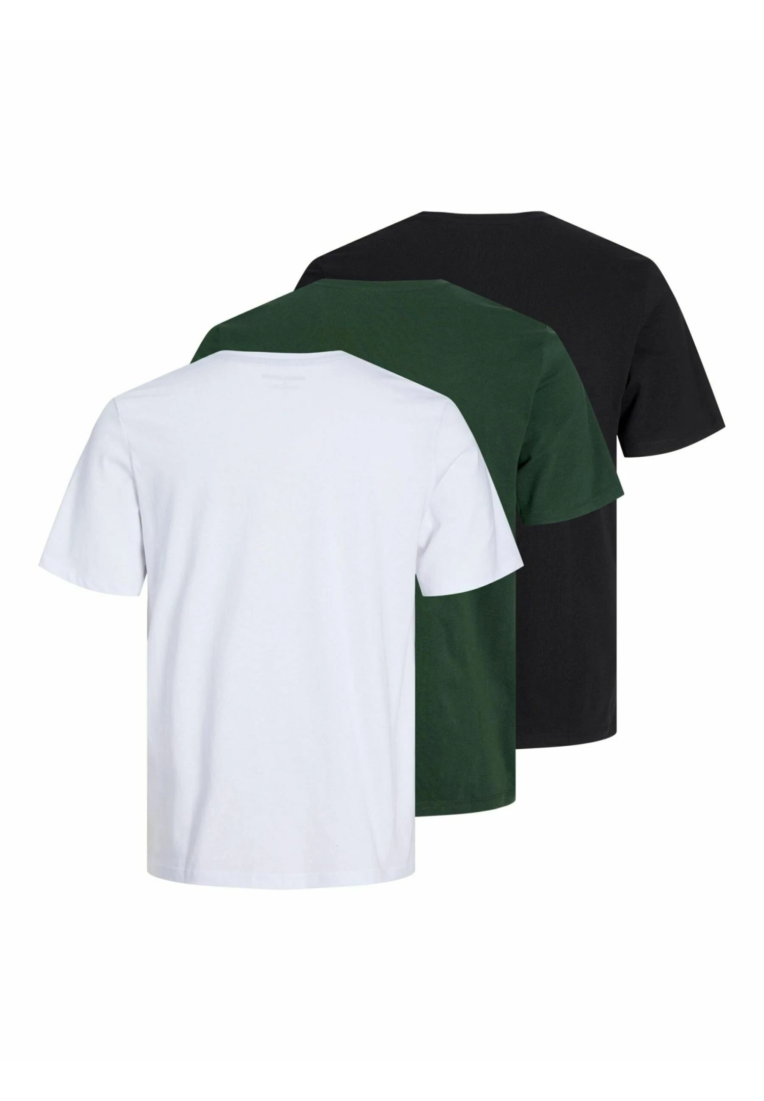 Jack & Jones 3 Pack - T-Shirt Print - White 2 Jack & Jones 3 Pack - T-Shirt Print - White - Afbeelding 2
