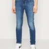 Jack & Jones Jjiglenn Jjevan - Slim Fit Jeans - Blue Denim