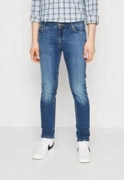 Jack & Jones Jjiglenn Jjevan - Slim Fit Jeans - Blue Denim