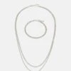 Jack & Jones Jacmichael Giftbox Unisex Set - Ketting - Silver-Coloured