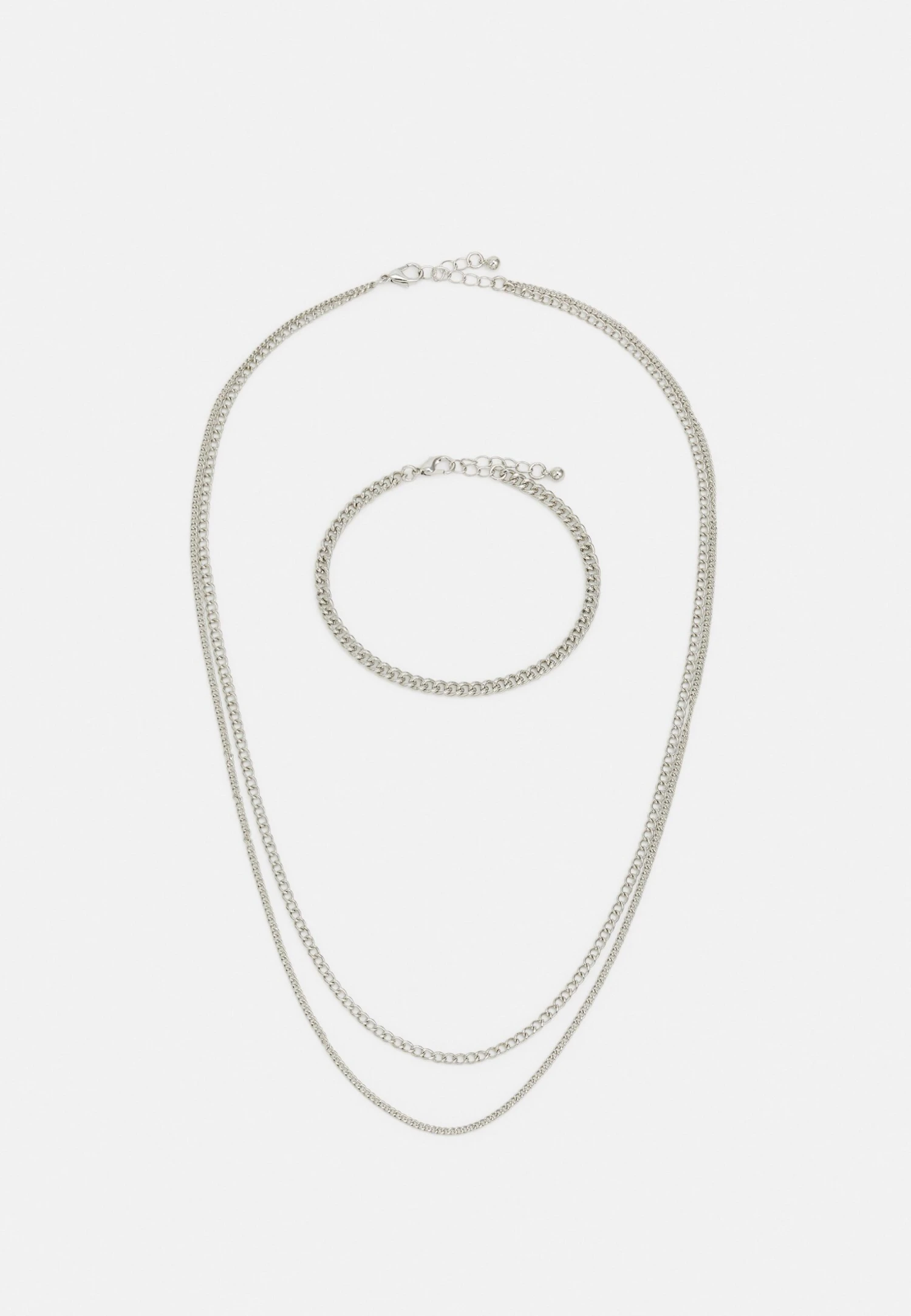 Jack & Jones Jacmichael Giftbox Unisex Set - Ketting - Silver-Coloured 1 Jack & Jones Jacmichael Giftbox Unisex Set - Ketting - Silver-Coloured