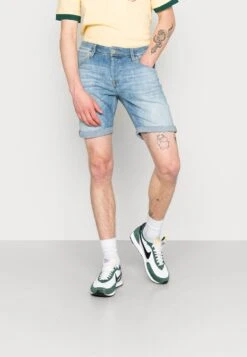 Jack & Jones Jjirick Jjfox- Jeansshort - Blue Denim