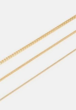 Jack & Jones Jacmicro Cuban Chain 3 Pack Unisex - Ketting - Gold-Coloured -Jack & Jones Verkoopwinkel 3049c73ef2b84ea692dd5f8c1d267def