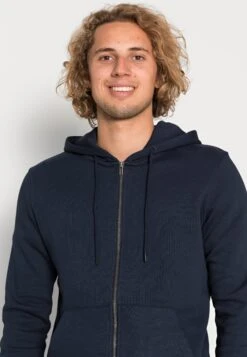 Jack & Jones Jestar Basic Zip - Sweater Met Rits - Navy Blazer -Jack & Jones Verkoopwinkel 31c57f4f3e8c4787a93e4865387606a4