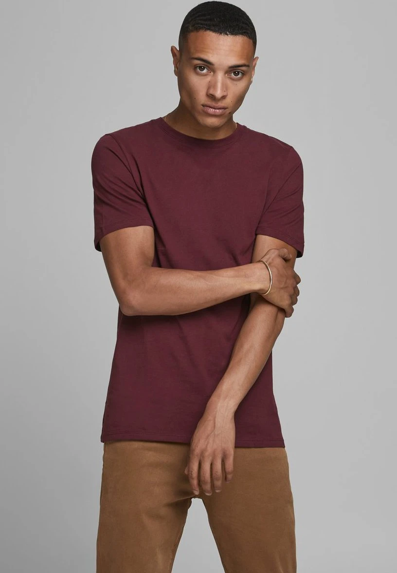Jack & Jones Jjeorganic Basic Ss O-Neck Noos - T-Shirt Basic - Port Royale 1 Jack & Jones Jjeorganic Basic Ss O-Neck Noos - T-Shirt Basic - Port Royale