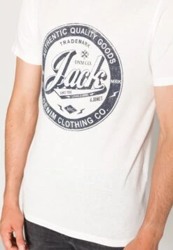 Jack & Jones Jjejeans Tee O Neck - T-Shirt Print - Cloud Dancer -Jack & Jones Verkoopwinkel 35868068045549139af0cdf99dc965cb