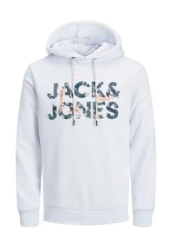 Jack & Jones Tech Logo - Hoodie - Weiß