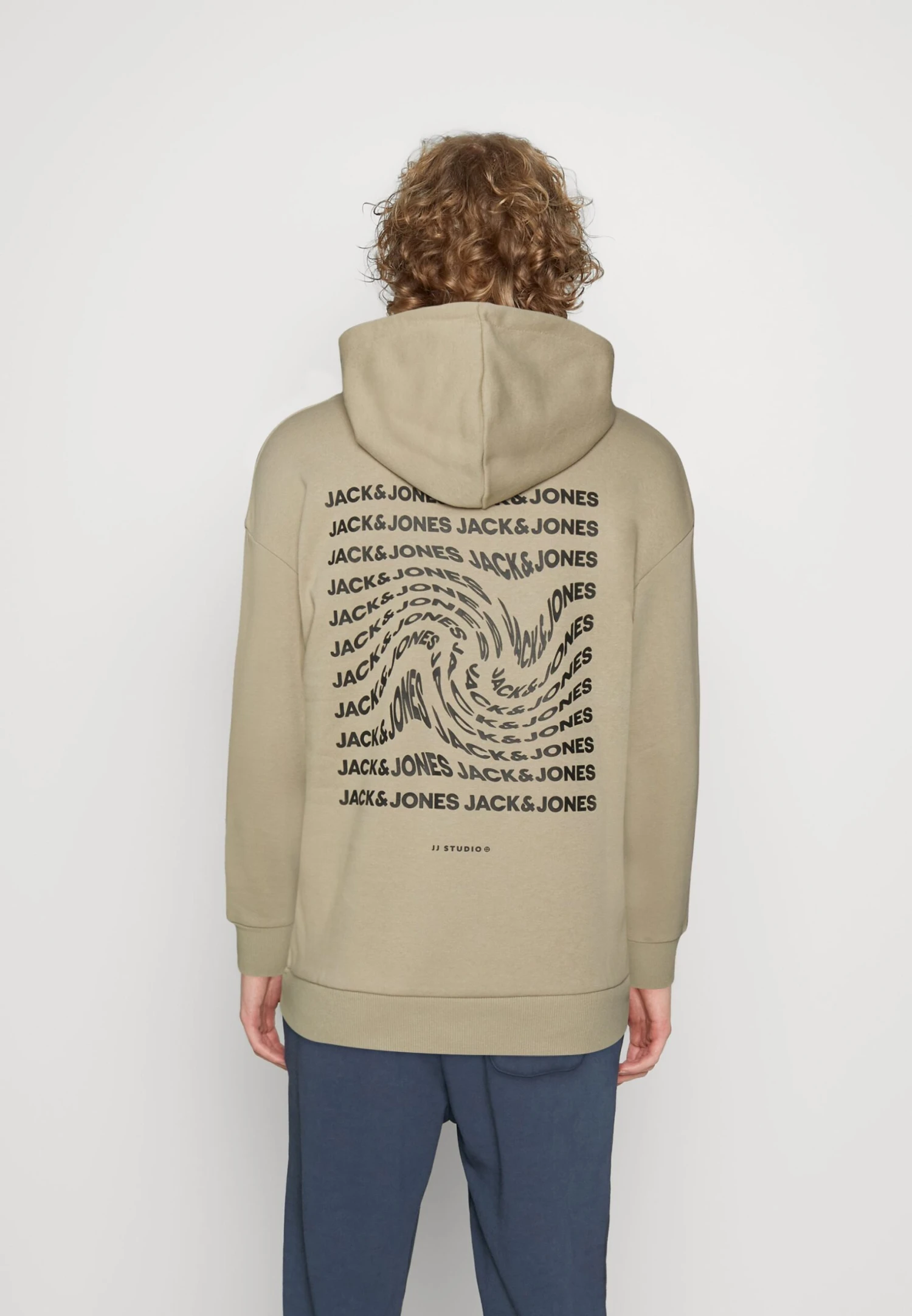 Jack & Jones Jjtwirl Hood - Sweater - Crockery 3 Jack & Jones Jjtwirl Hood - Sweater - Crockery - Afbeelding 3