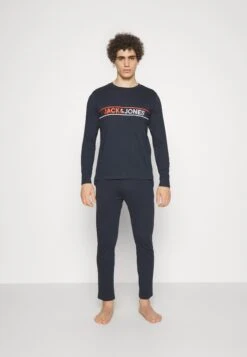 Jack & Jones Jacjaxon Tee And Pants Set - Pyjama - Navy Blazer