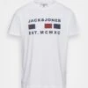 Jack & Jones Jcofreddie Tee Crew Neck- T-Shirt Print - White