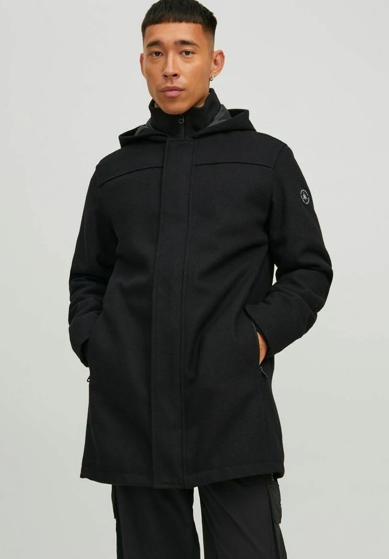 Jack & Jones Technische - Halflange Jas - Black 1 Jack & Jones Technische - Halflange Jas - Black