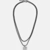 Jack & Jones Jacbaza Necklace 2 Pack - Ketting - Black