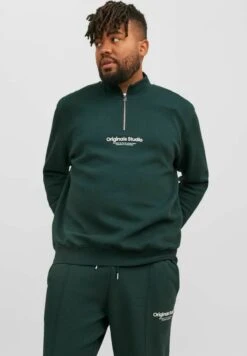 Jack & Jones Jorvesterbro Quarter Zip Hn Pls - Sweater - Magical Forest