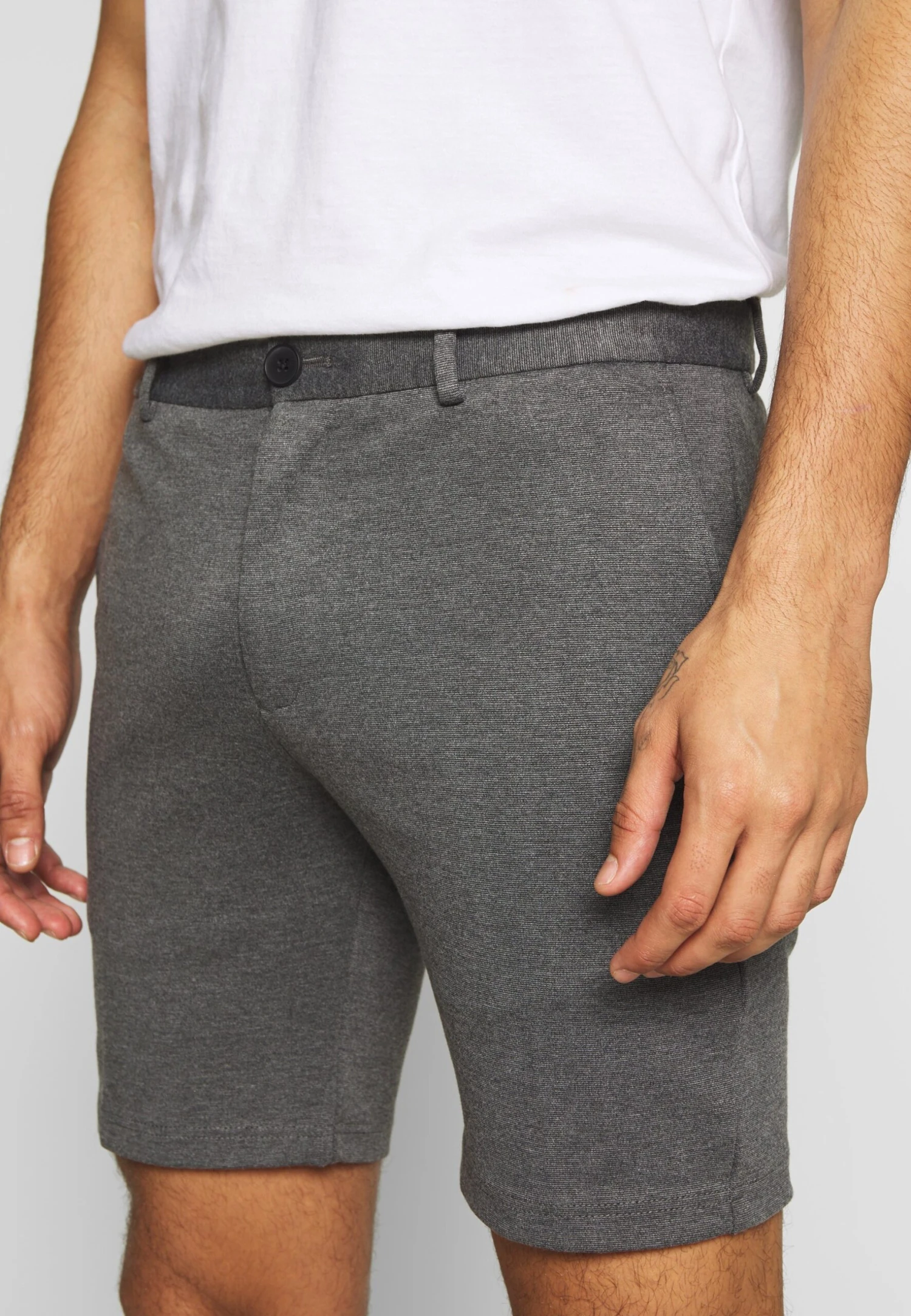 Jack & Jones Jjiphil- Shorts - Grey Melange 4 Jack & Jones Jjiphil- Shorts - Grey Melange - Afbeelding 4