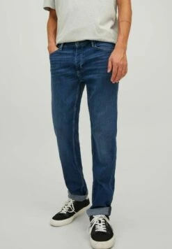 Jack & Jones Mike Evan - Straight Leg Jeans - Blue Denim