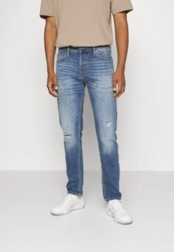 Jack & Jones Jjimike Jjoriginal - Straight Leg Jeans - Blue Denim