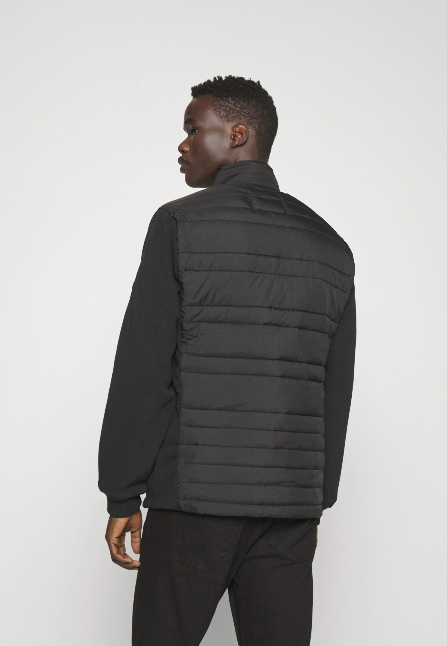 Jack & Jones Jjsanto Hybrid- Lichte Jas - Black 3 Jack & Jones Jjsanto Hybrid- Lichte Jas - Black - Afbeelding 3