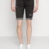 Jack & Jones Jjirick Jjicon - Jeansshort - Black Denim