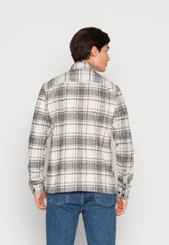 JACK&JONES Premium Jjelogan Check Overshirt- Overhemd - Cloud Dancer -Jack & Jones Verkoopwinkel 4e1fe36af1da46b69016e4785be2fd12
